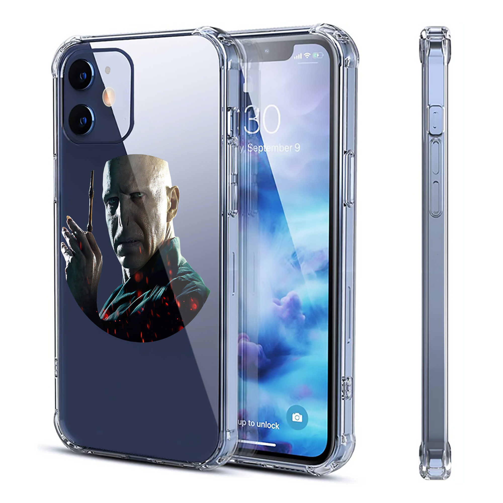 （画像用） Harry Potter ハリー・ポッターシリーズ 【iPhone 12シリーズ対応】透明スマホケース（クリアソフトケース）